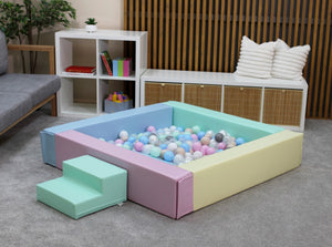 Bazin cu bile – Pastel deschis
