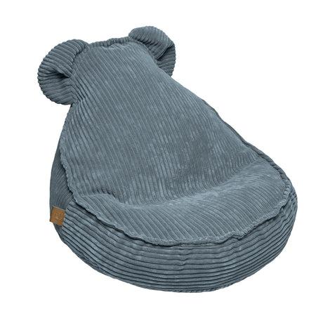 MeowBaby® Velvet Sac – Teddy Turquoise Kids Bean Bag