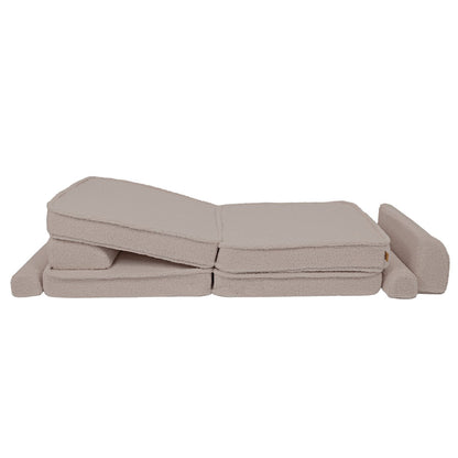 MeowBaby Large Modular Sofa – Premium Bearly – Light Grey