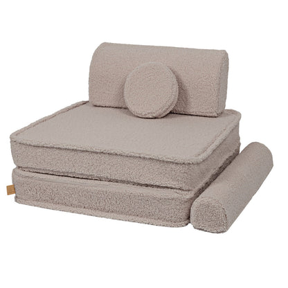 MeowBaby Large Modular Sofa – Premium Bearly – Light Grey