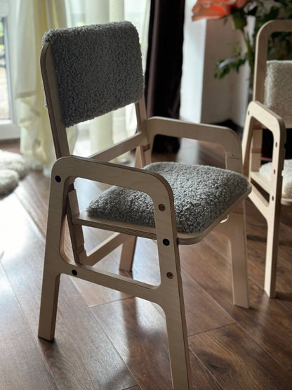Luula Adjustable Children Chair – Cloud Mouse | Nestling