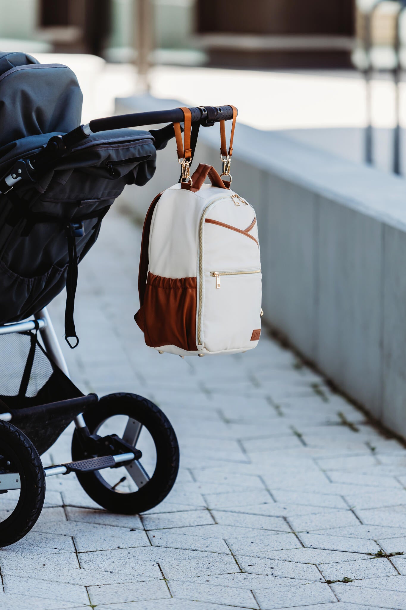 Ally Scandic Small Diaper Backpack Cappuccino – family outdoor lifestyle newborn baby | Nestling