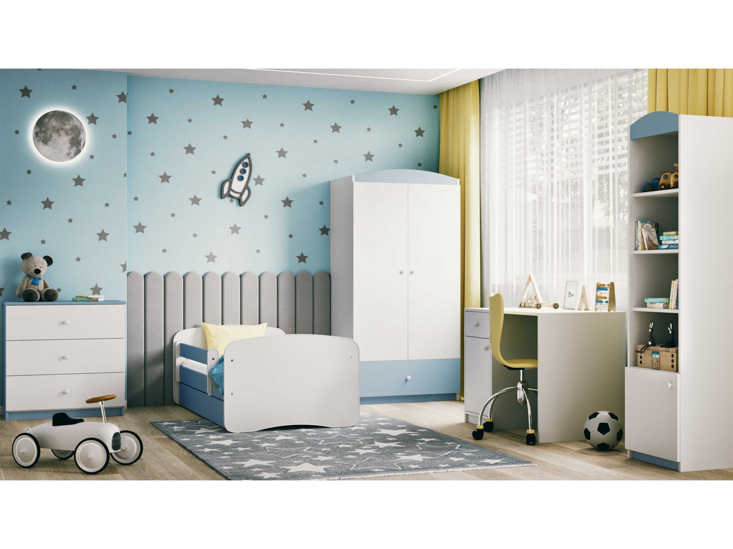 Babydreams Chest of Drawers Nursery Storage – 3-drawer white chest for nursery | Nestling
