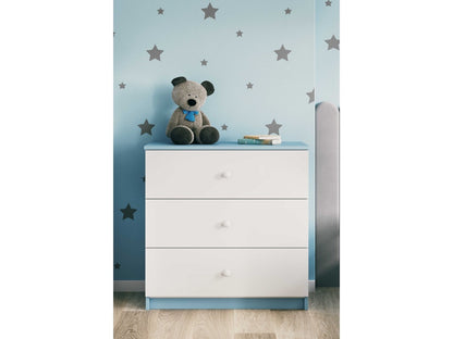 Babydreams Chest of Drawers Nursery Storage – white dresser in kids nursery room | Nestling
