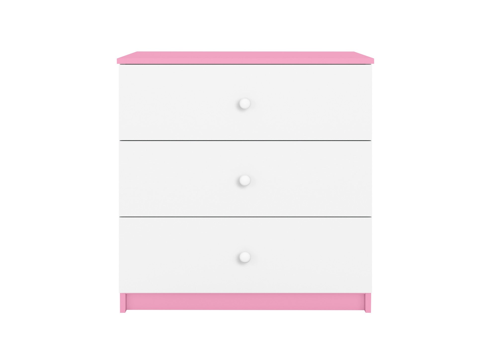 Babydreams Chest of Drawers Nursery Storage – dimensions diagram 3-drawer nursery dresser | Nestling