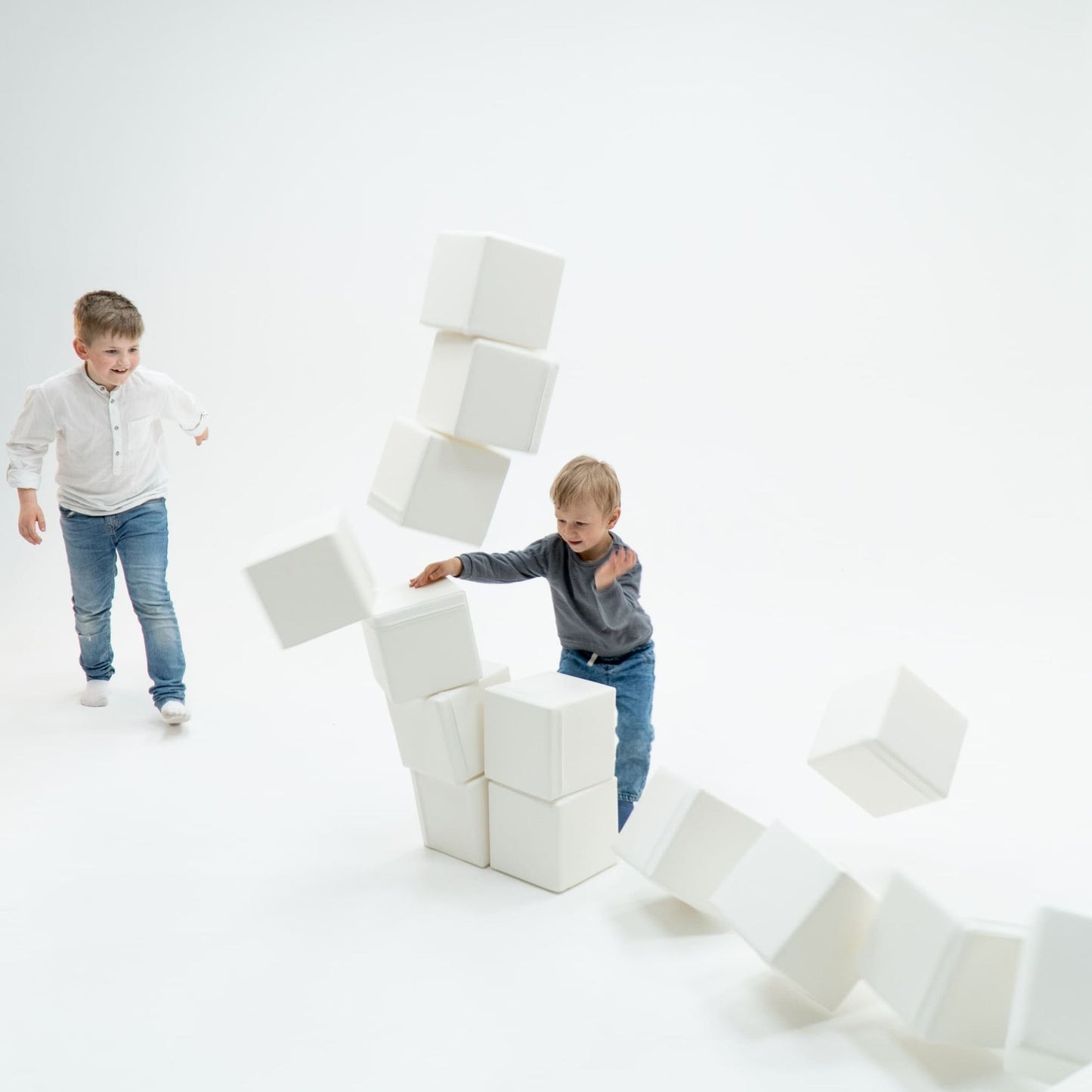 IGLU Foam Mega Cube Building Block – Ivory | Nestling