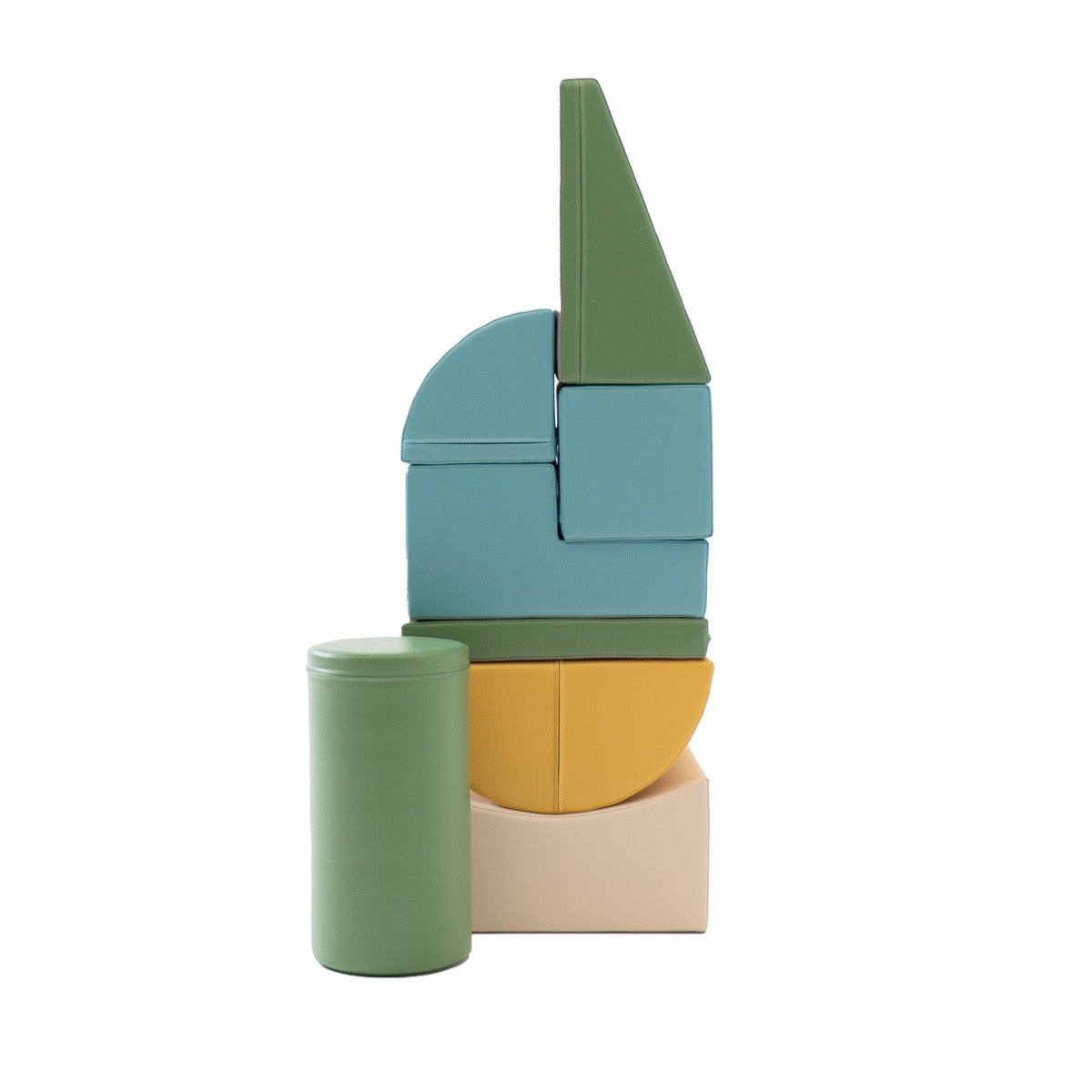 IGLU Soft Play 8 Foam Block Set – Pastel Turquoise