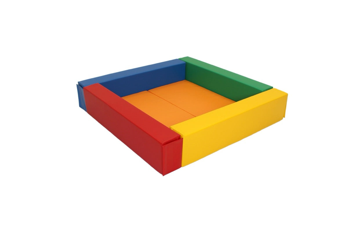 Multicolor soft foam ball pit IGLU – toddler sensory play area indoors
