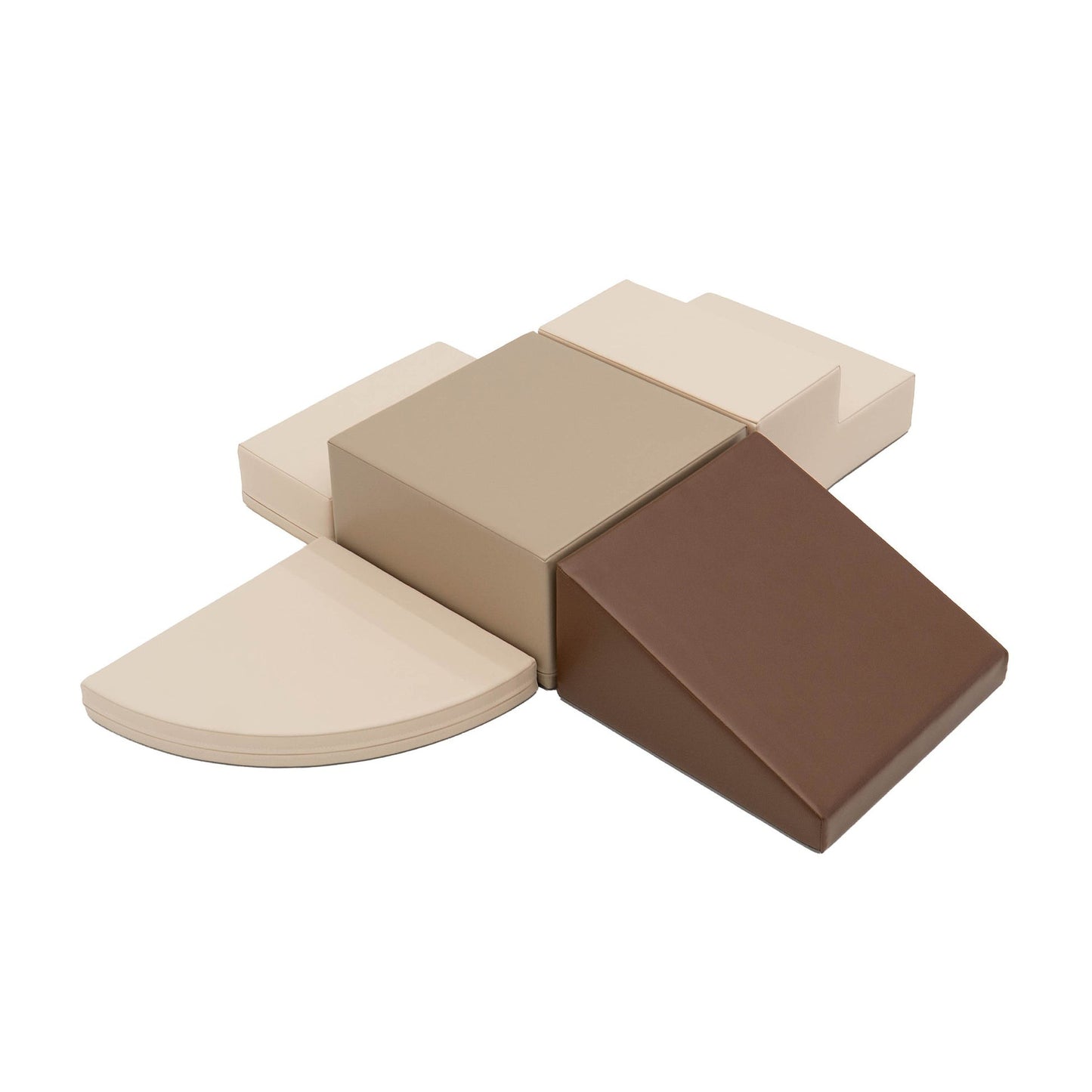 IGLU Soft Play 5 Foam Block Set – Chocolate Dune Corner Climber | Nestling