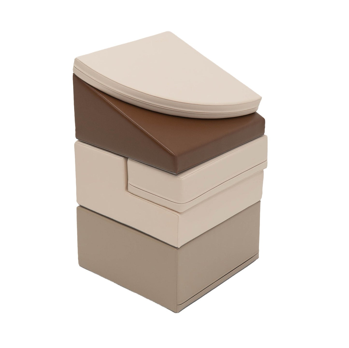 IGLU Soft Play 5 Foam Block Set – Chocolate Dune Corner Climber | Nestling