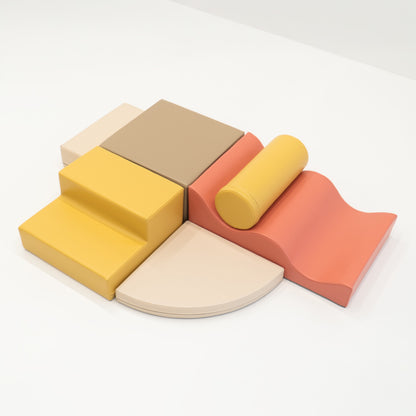 IGLU Soft Play 6 Foam Block Set – Pastel Pink Explorer | Nestling