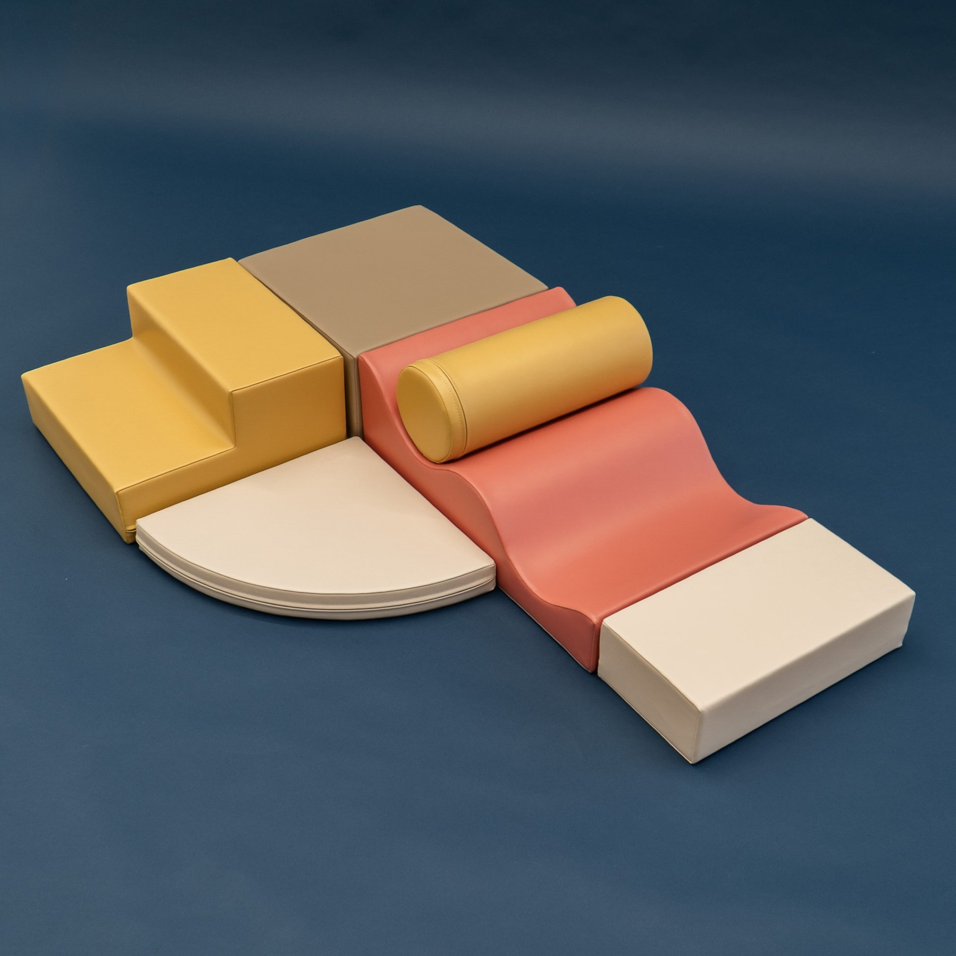 IGLU Soft Play 6 Foam Block Set – Pastel Pink Explorer | Nestling