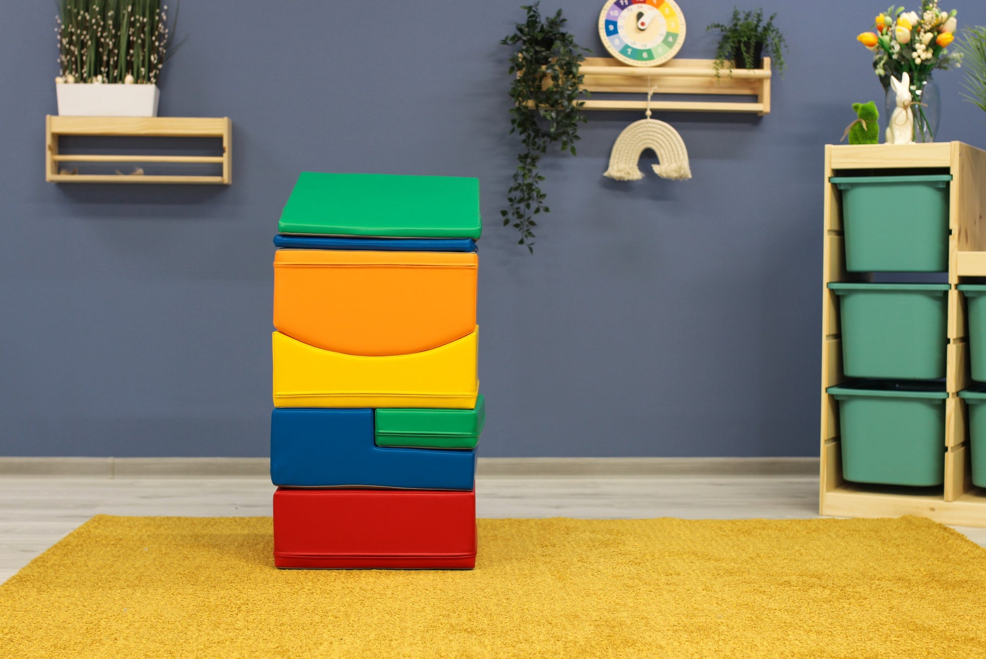 IGLU Soft Play 7 Foam Block Set – Multicolor Little Crawler | Nestling