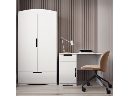 Kocot Kids Classic Wardrobe White Kids Room – kids bedroom room setup with white wardrobe | Nestling