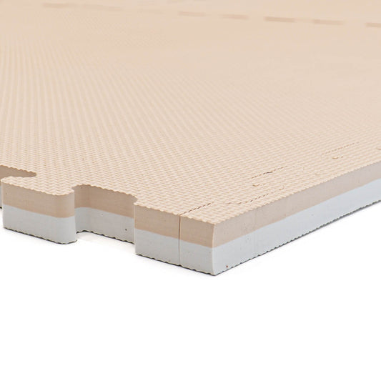 IGLU Large Foam Puzzle Mats – Beige & White | Nestling