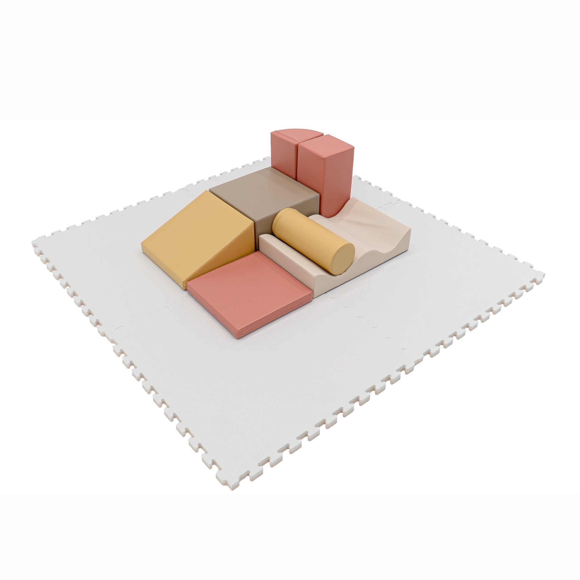 IGLU Large Foam Puzzle Mats – Beige & White | Nestling