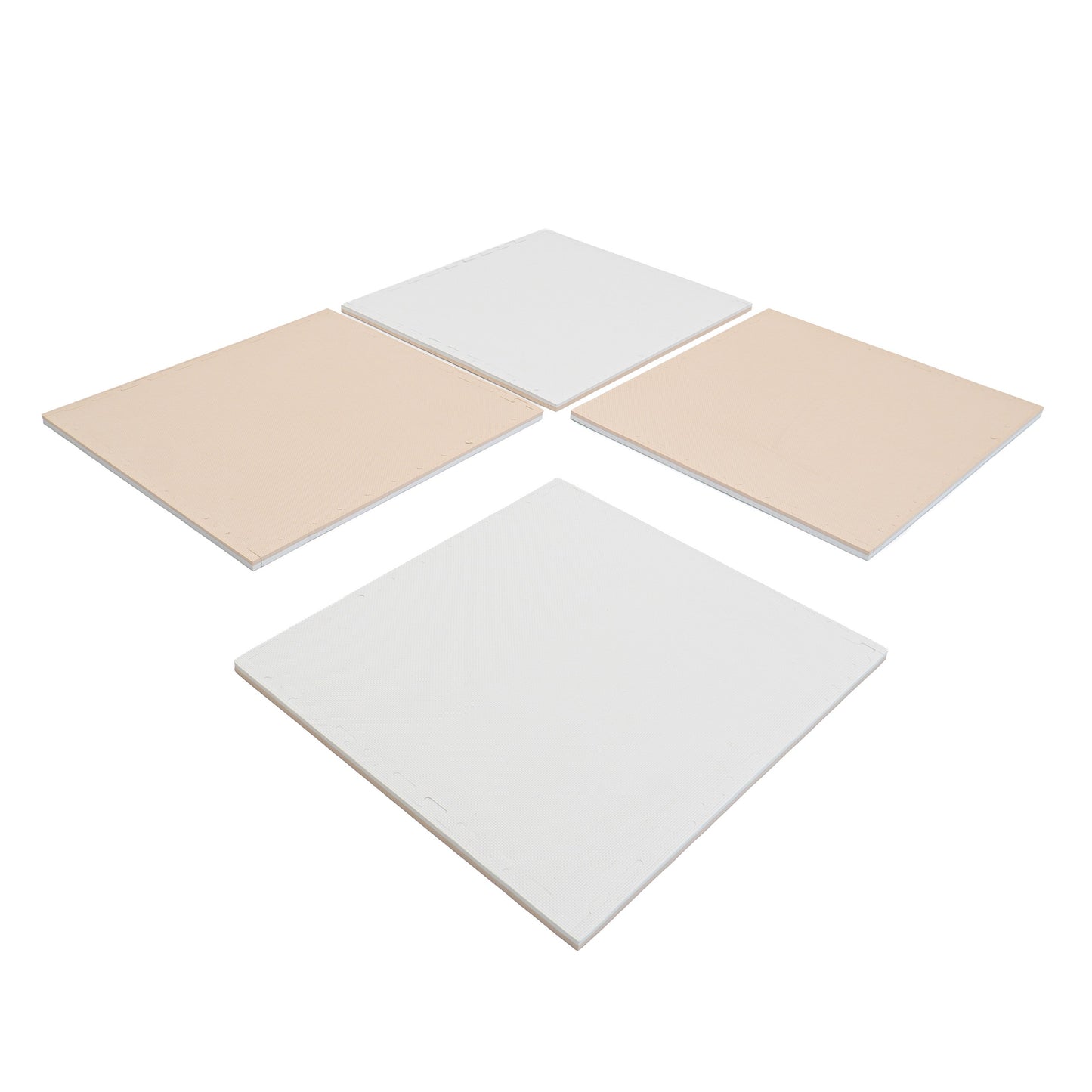 IGLU Large Foam Puzzle Mats – Beige & White | Nestling