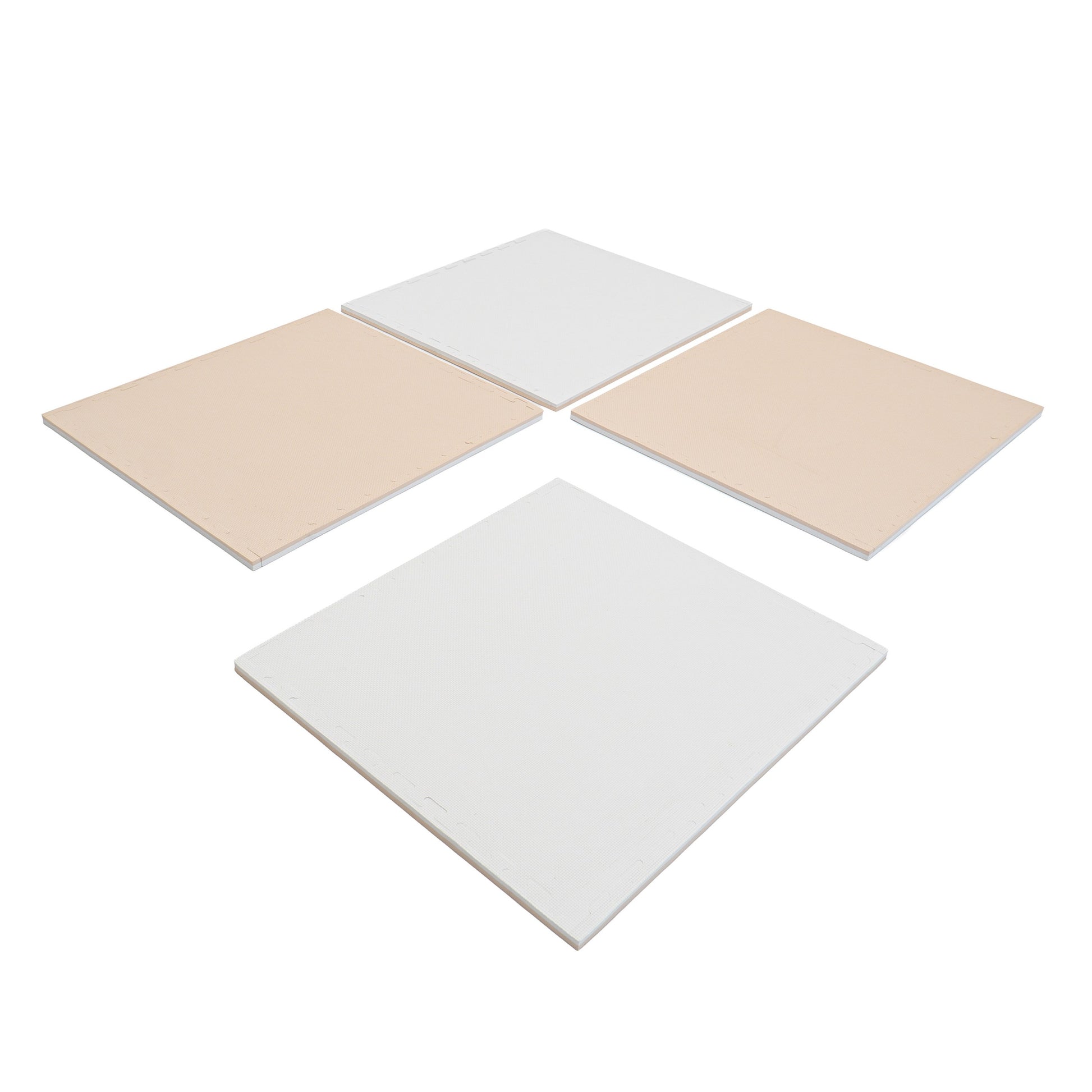 IGLU Large Foam Puzzle Mats – Beige & White | Nestling