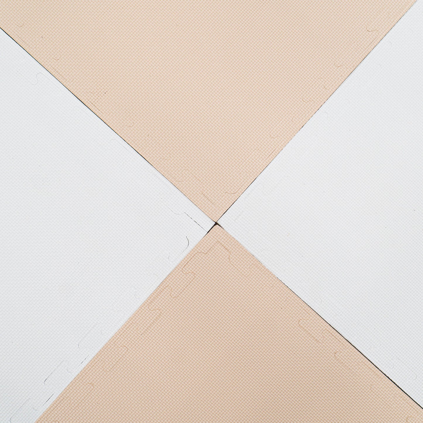IGLU Large Foam Puzzle Mats – Beige & White | Nestling