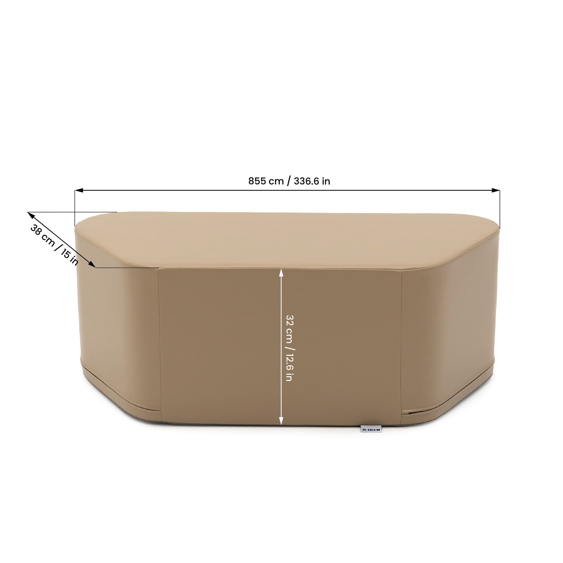 IGLU Play Pouf Bench – Beige | Nestling
