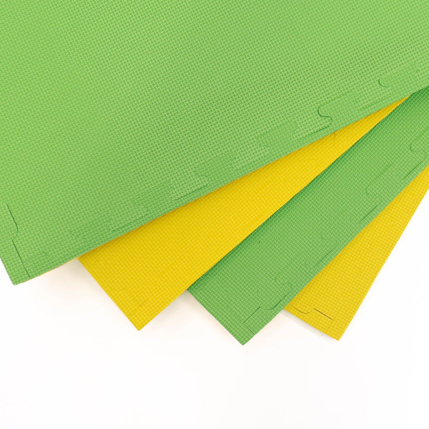 IGLU Large Foam Puzzle Mats – Spring Green & Yellow | Nestling