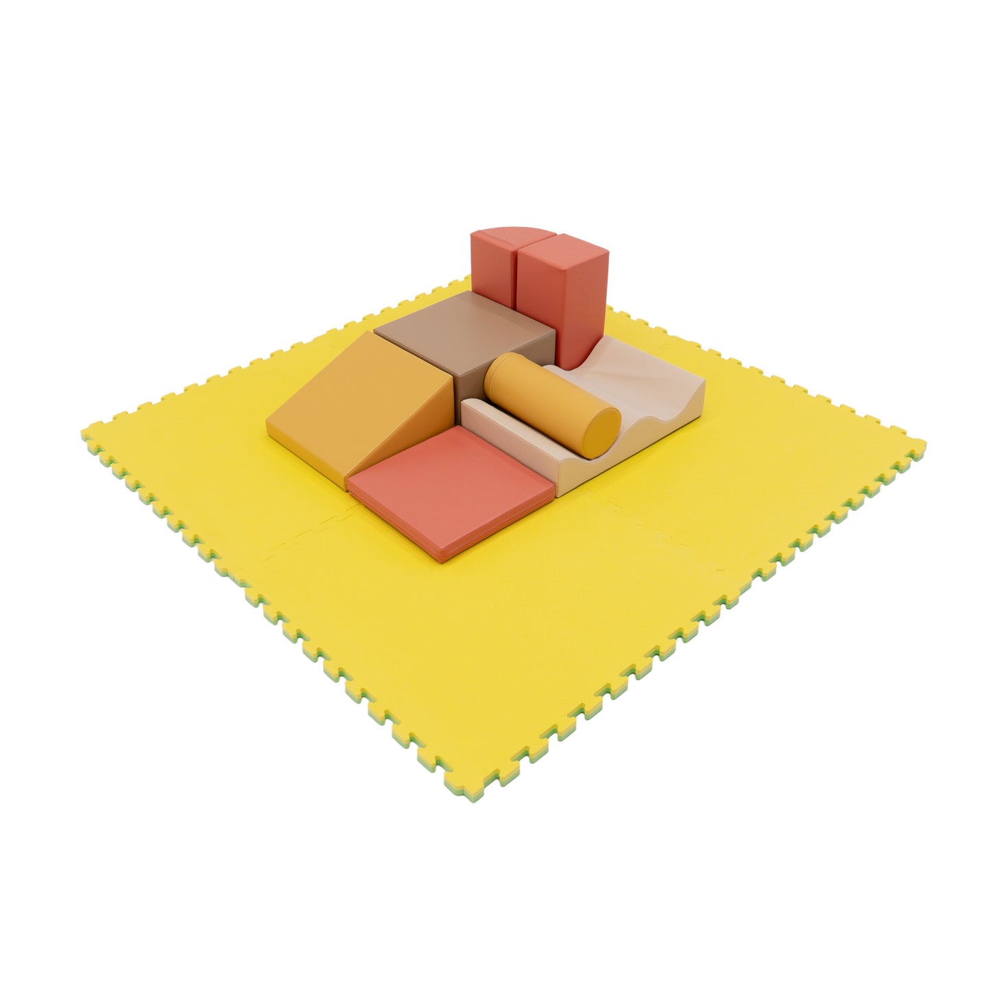 IGLU Large Foam Puzzle Mats – Spring Green & Yellow | Nestling