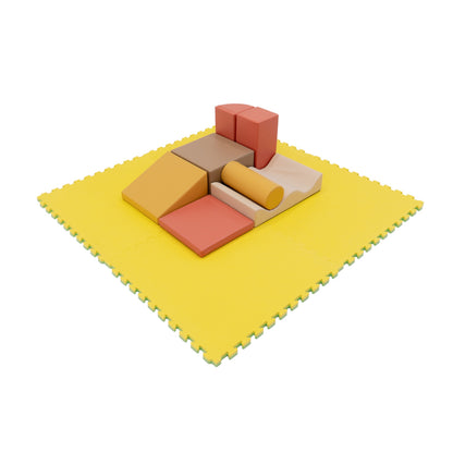IGLU Large Foam Puzzle Mats – Spring Green & Yellow | Nestling