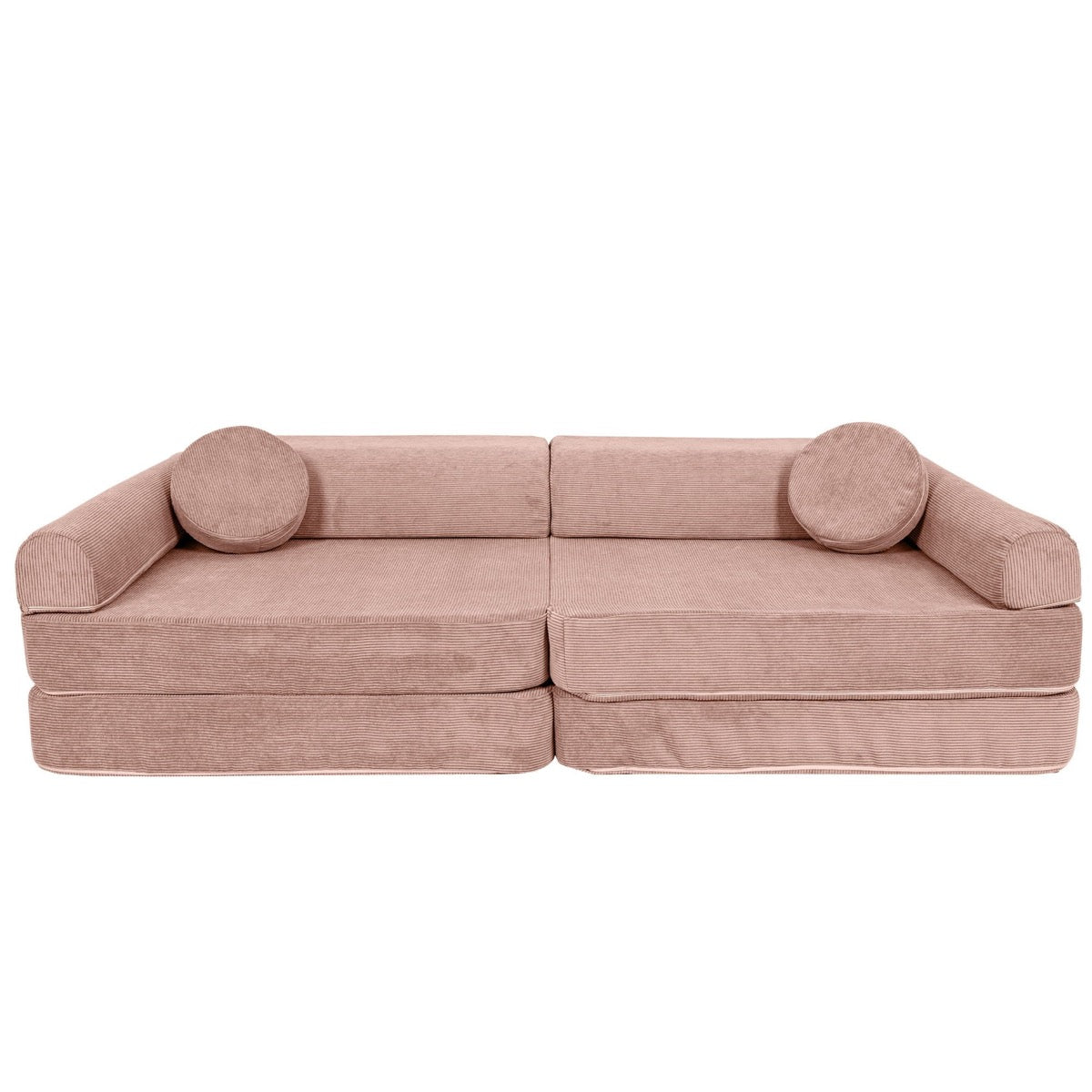 MeowBaby Large Modular Sofa – Slimcord Corduroy – Pink