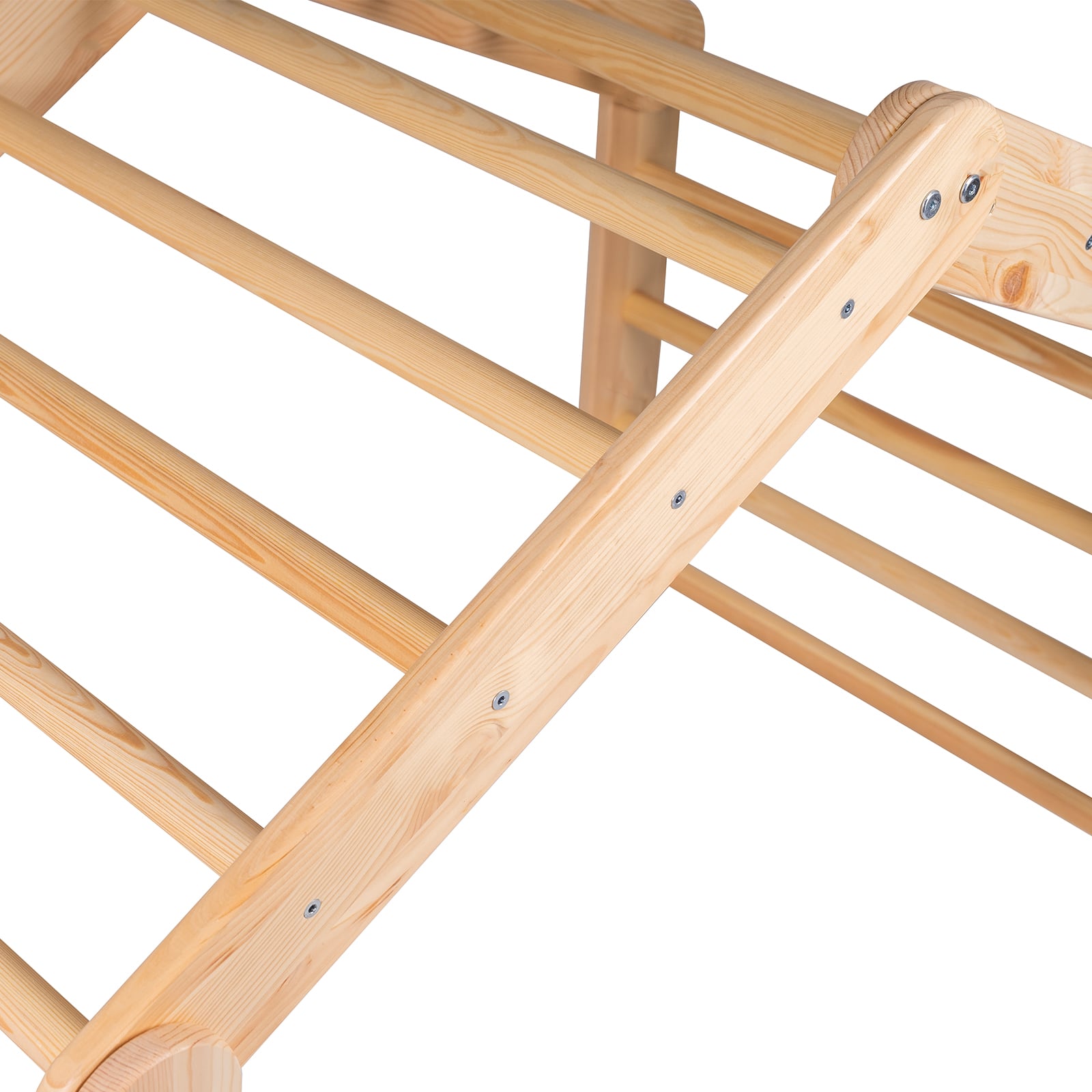 MeowBaby Large Ladder House Kids Playhouse – rear view large wooden playhouse frame | Nestling