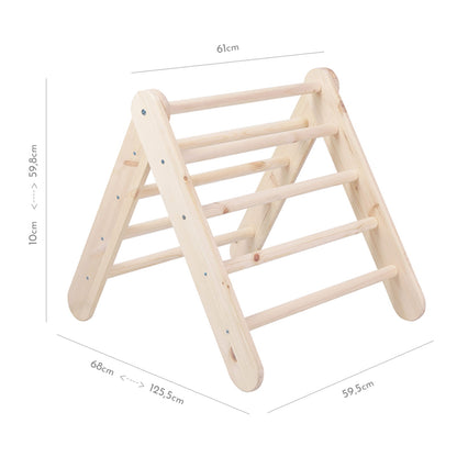 MeowBaby Large Ladder House Kids Playhouse – large wooden house without cover assembled | Nestling
