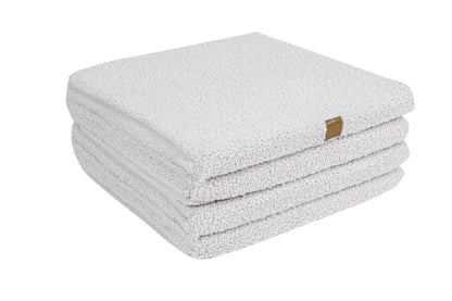 MeowBaby Play Mat for Kids Square Bearly White – soft bearly white floor mat for toddlers | Nestling
