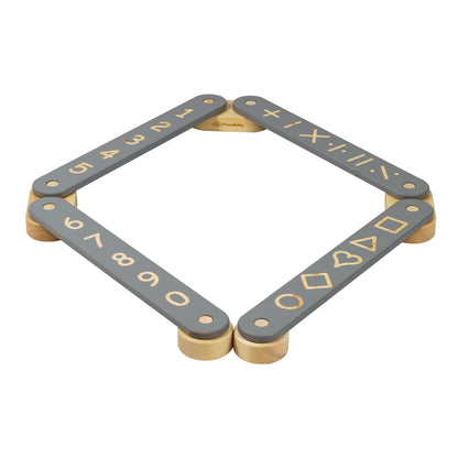 MeowBaby Wooden Balance Beam 4-Element Sensory Path – natural wood beam unassembled pieces | Nestling