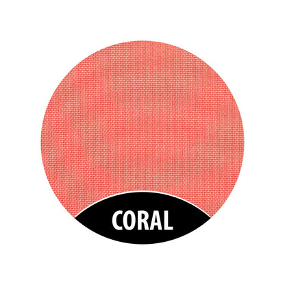 Monboxy Activity Play Mattress Set Coral Foam Sofa – coral colour swatch circle label | Nestling