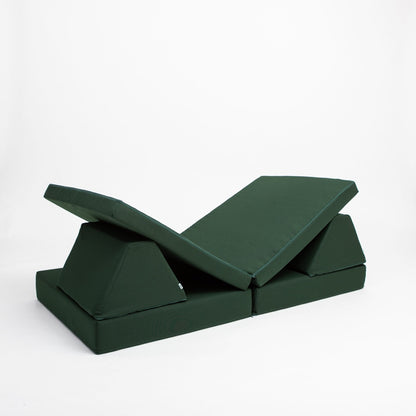 Monboxy Activity Play Mattress Set Deep Green – Nestling