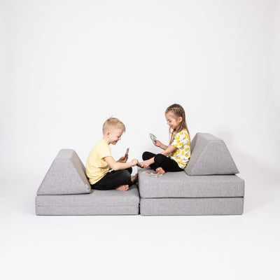 Monboxy Set saltele de joacă – Grey Canapea din spumă