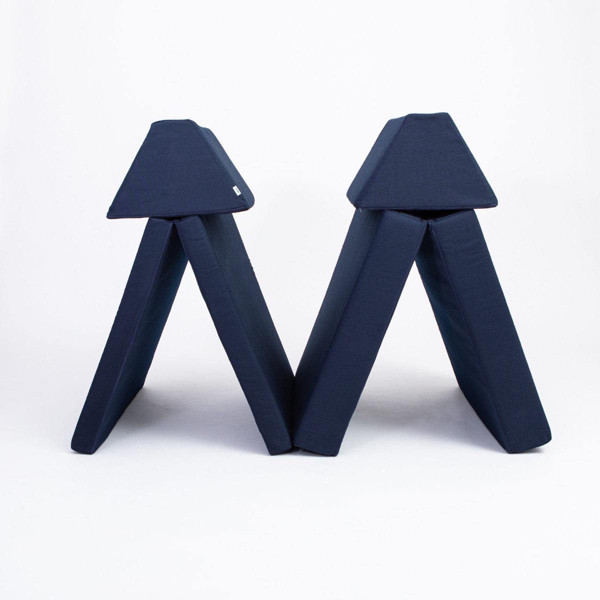Monboxy Activity Play Mattress Set – Navy Blue tunnel and slide arrangement | Nestling