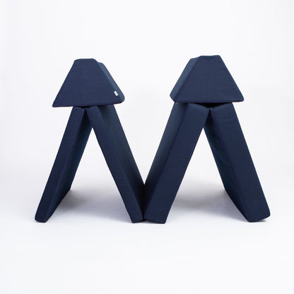 Monboxy Activity Play Mattress Set – Navy Blue tunnel and slide arrangement | Nestling