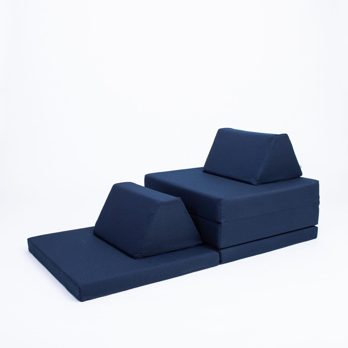 Monboxy Activity Play Mattress Set – Navy Blue modular play couch for kids | Nestling
