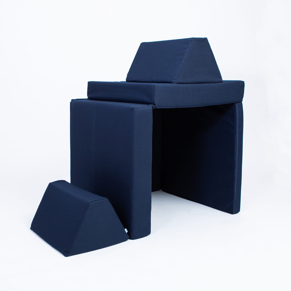 Monboxy Activity Play Mattress Set – Navy Blue open play configuration kids | Nestling