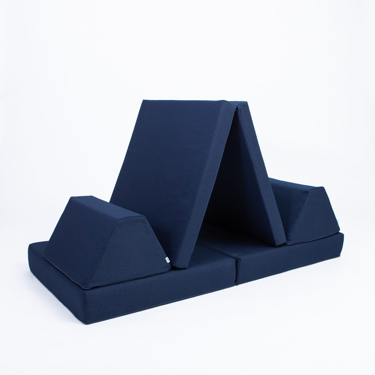 Monboxy Activity Play Mattress Set – Navy Blue sofa arrangement for playroom | Nestling