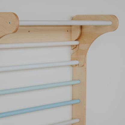 leg&go Pikler Triangle Climber with Swedish Wall – Pastel | Nestling