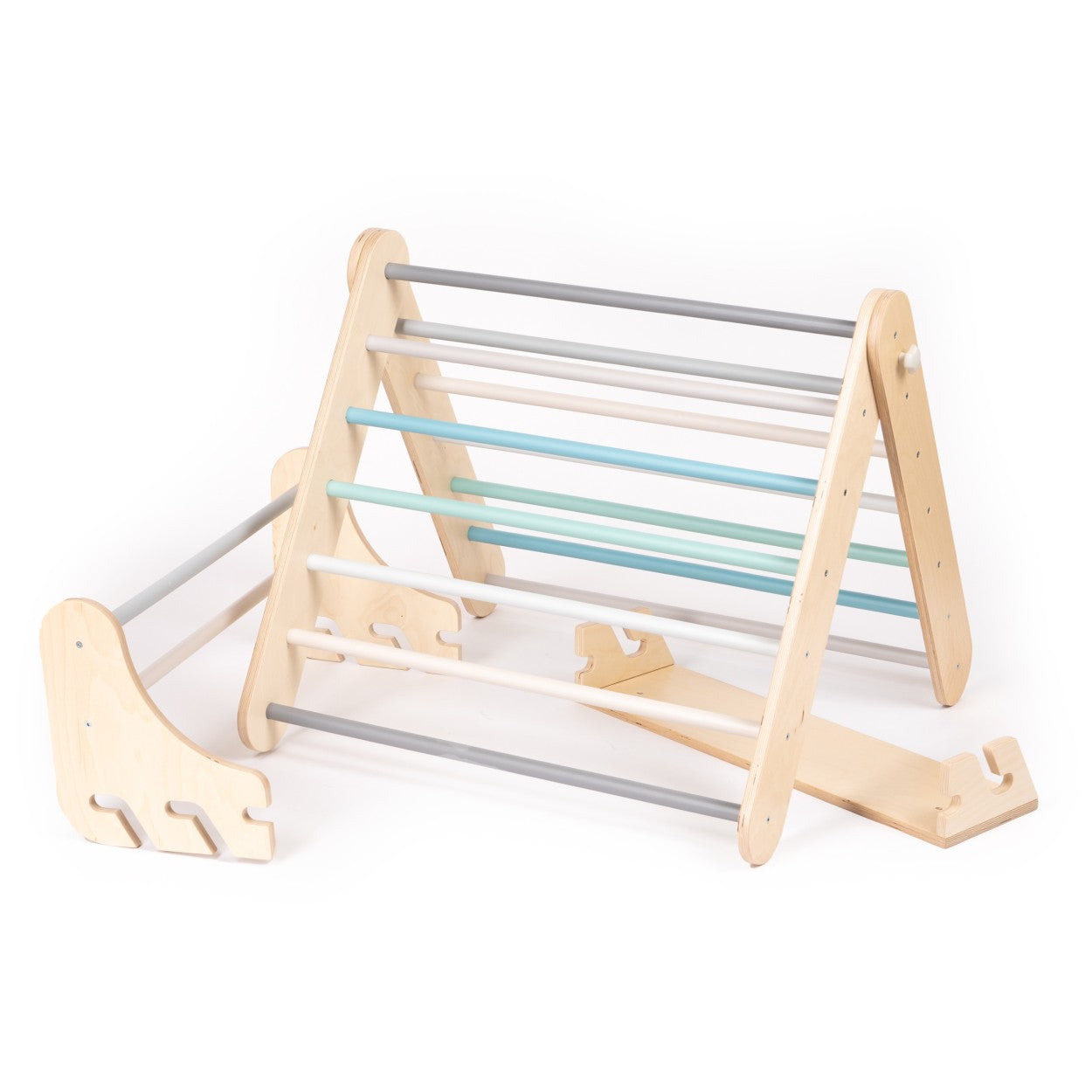 leg&go Pikler Triangle Climber with Swedish Wall – Pastel | Nestling