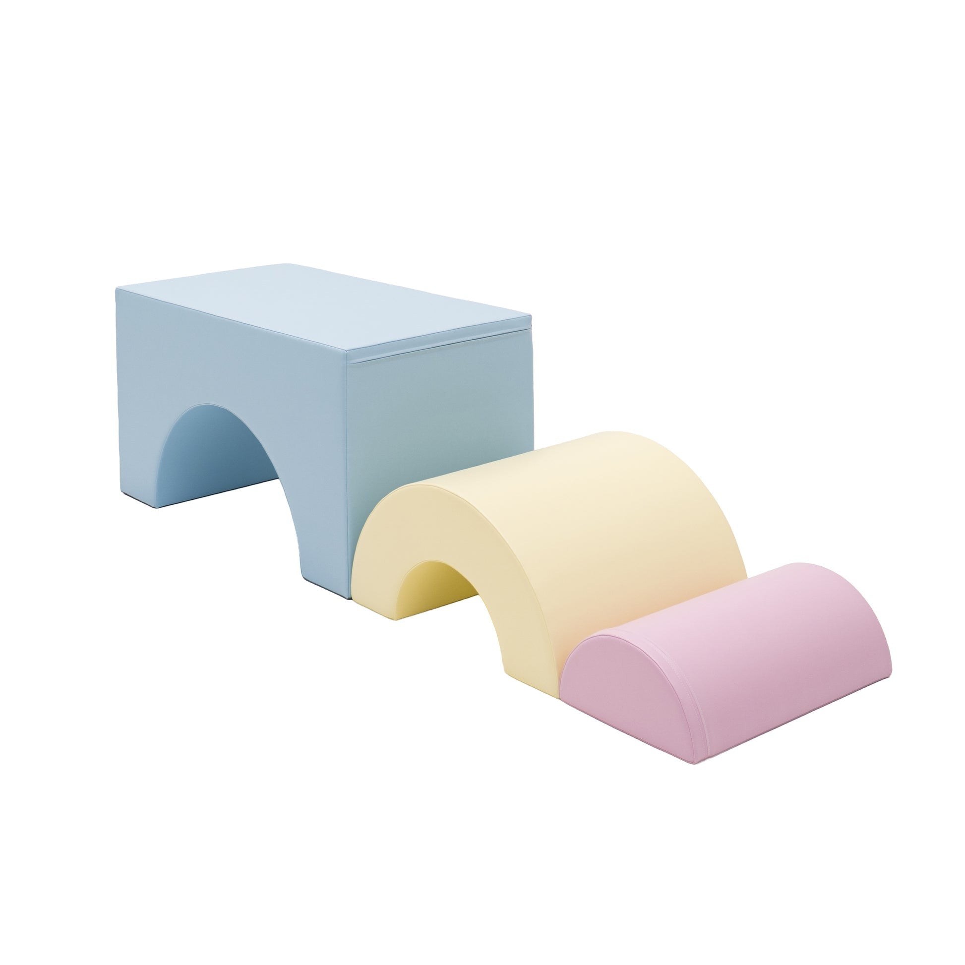 IGLU Rainbow Bridge Soft Play Set – Light Pastel | Nestling