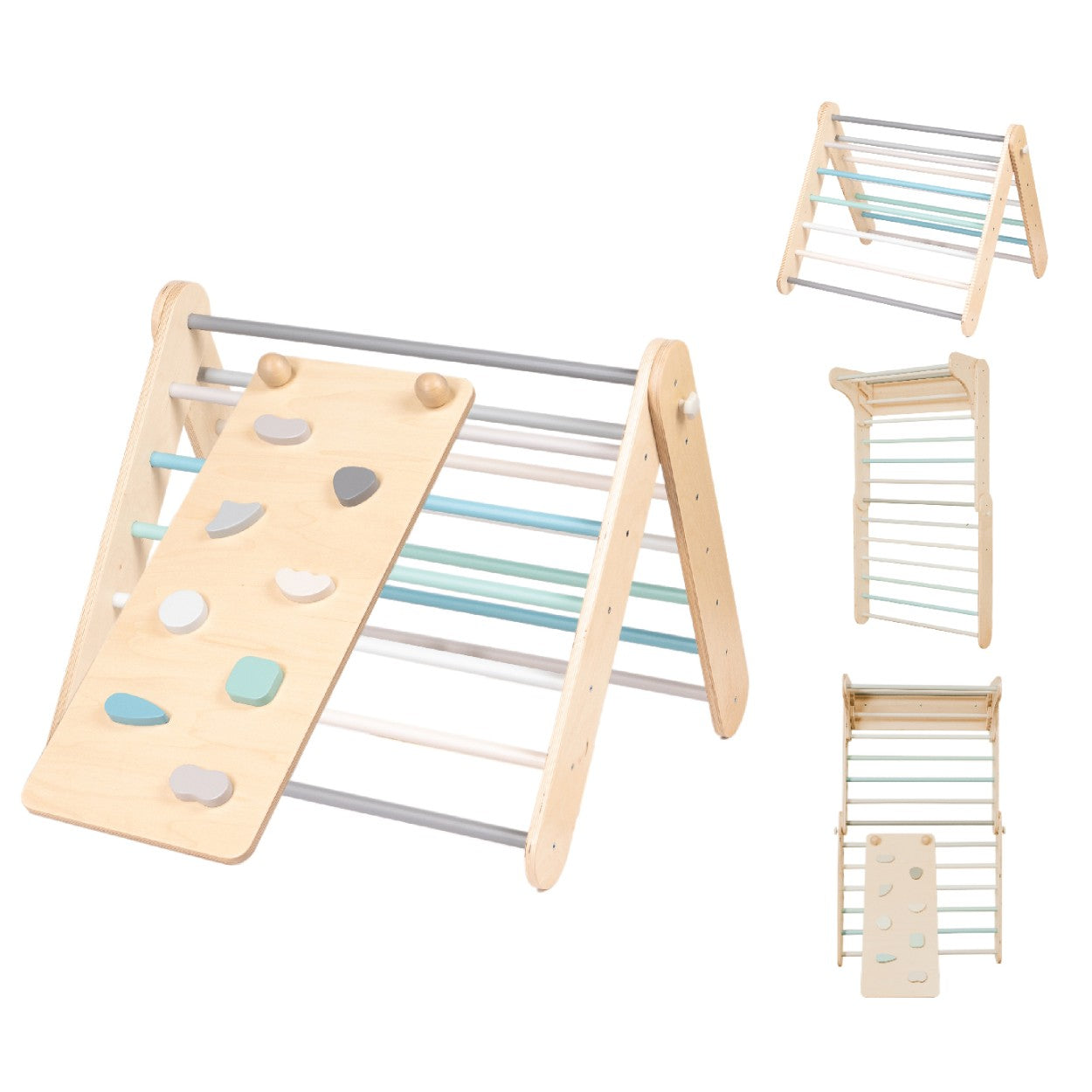 leg&go Ramp for Pikler Triangle and Swedish Wall – Pastel | Nestling