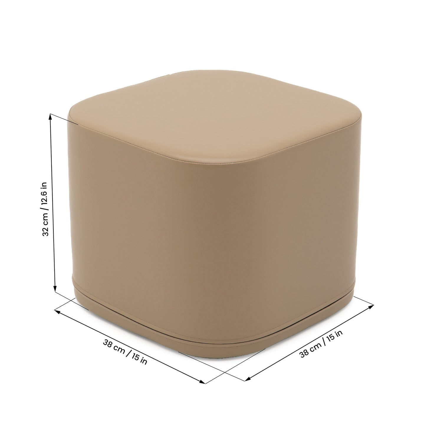 IGLU Small Play Pouf Cube – Beige | Nestling