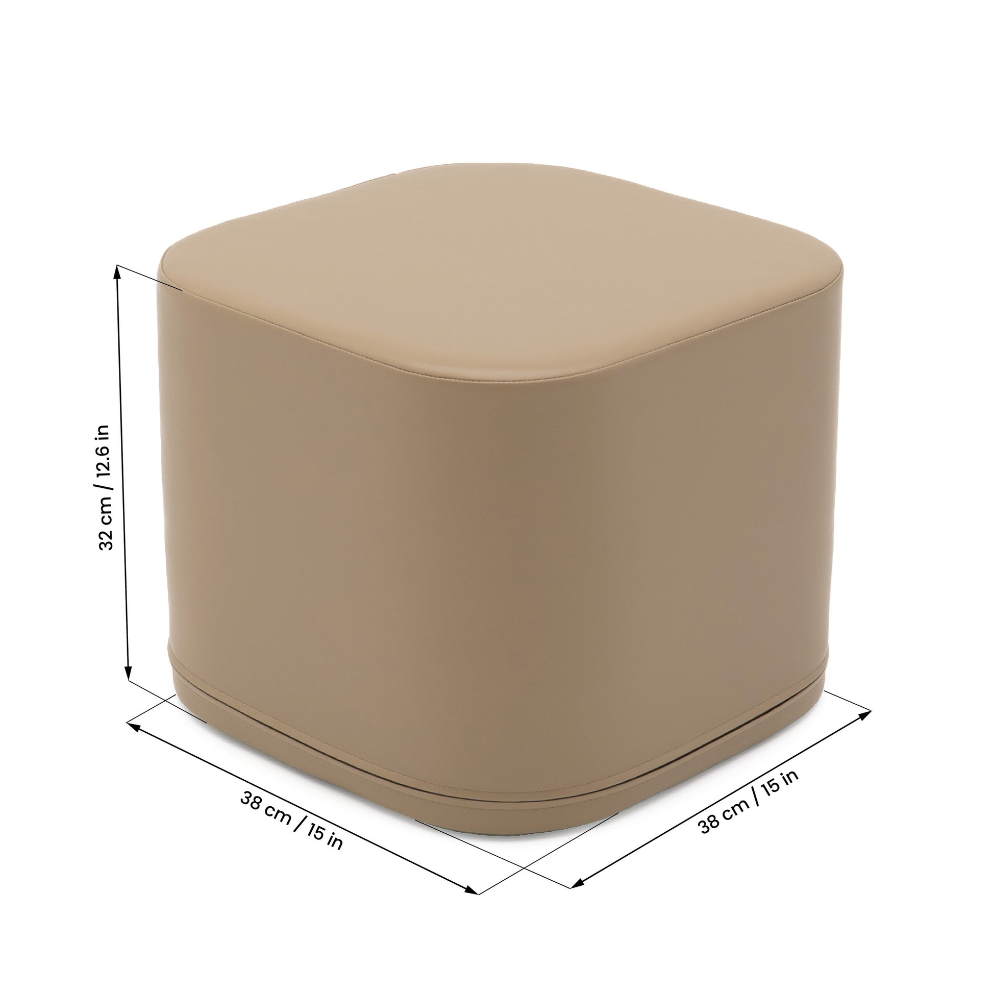 IGLU Small Play Pouf Cube – Beige | Nestling