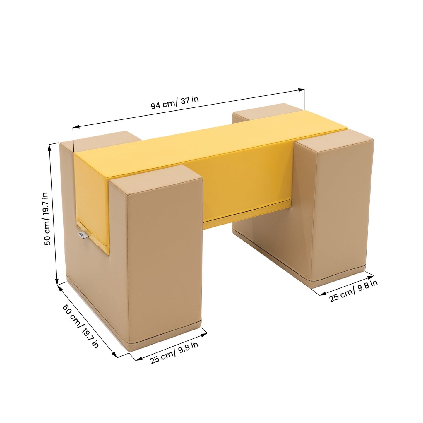 IGLU Soft Play Activity Set Balance Bridge – Beige & Honey | Nestling