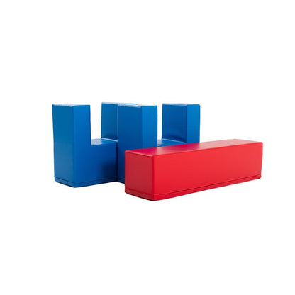 IGLU Soft Play Activity Set Balance Bridge – Blue & Red | Nestling