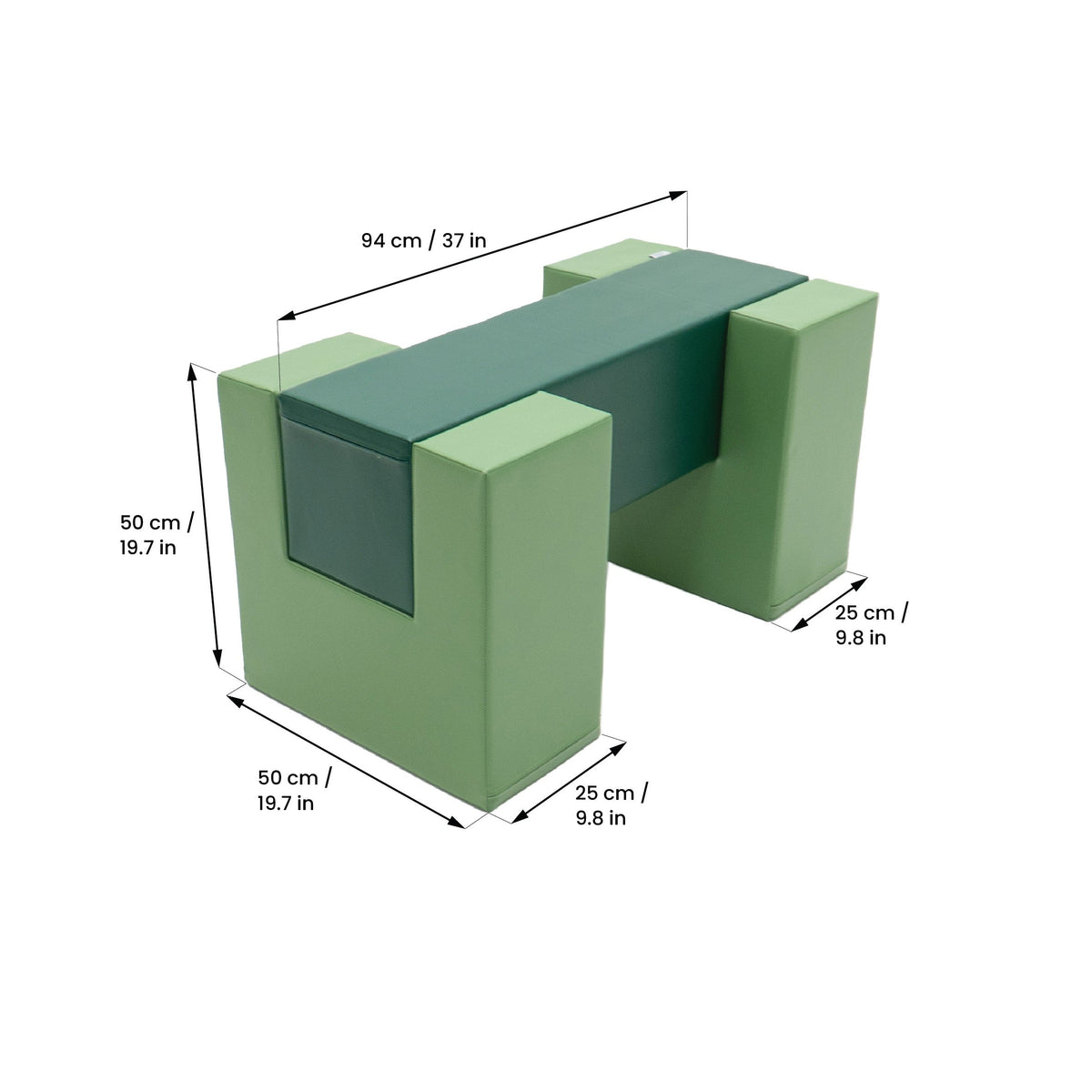 IGLU Soft Play Activity Set Balance Bridge – Green