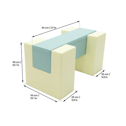 IGLU Soft Play Activity Set Balance Bridge – Light Pastel | Nestling
